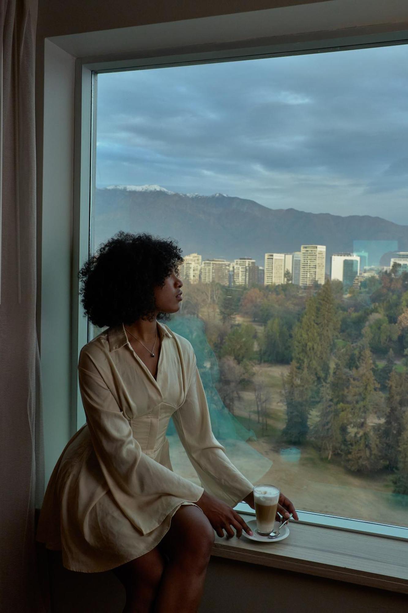 Pullman Santiago Vitacura ภายนอก รูปภาพ A woman with natural hair